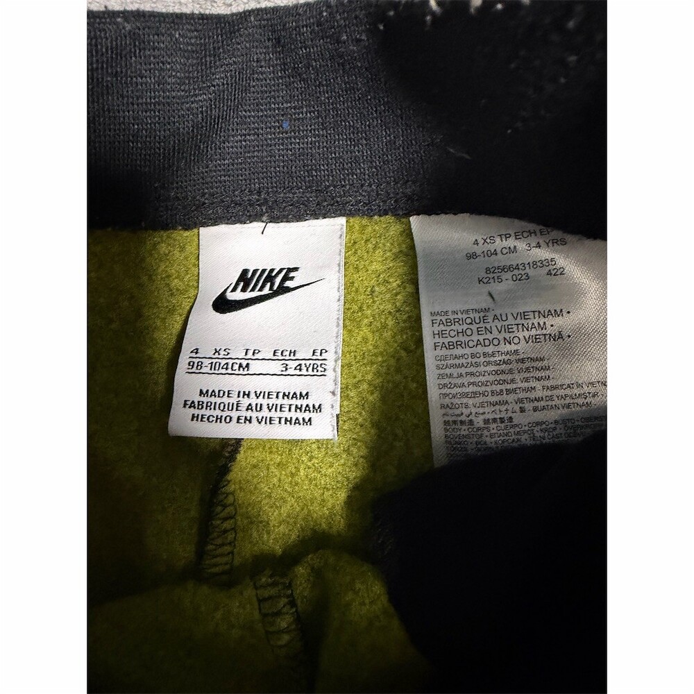 Nike Toddler Girls 2pc Fleece Sweat Set Sweatshirt Jogger Pants 4 Black - Picture 9 of 9